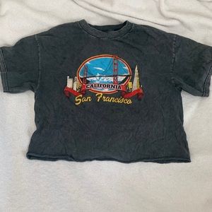Brandy Melville San Francisco Crop Shirt